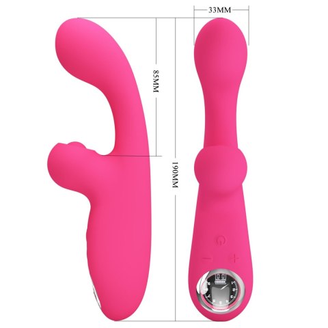 PRETTY LOVE Skylar Pink – Wibrator Króliczek z 10 Funkcjami Wibracji, 10 Trybami Pulsacji i 9 Poziomami Prędkości