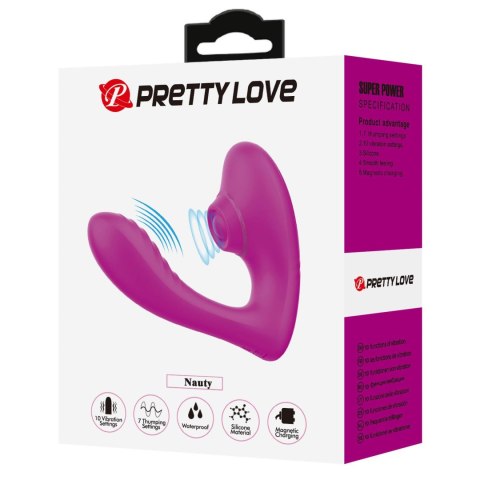 Pretty Love Naty: Zmysłowy Stymulator Łechtaczki z Funkcją Pchnięć