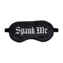 Satynowa maska z nadrukiem Spank Me