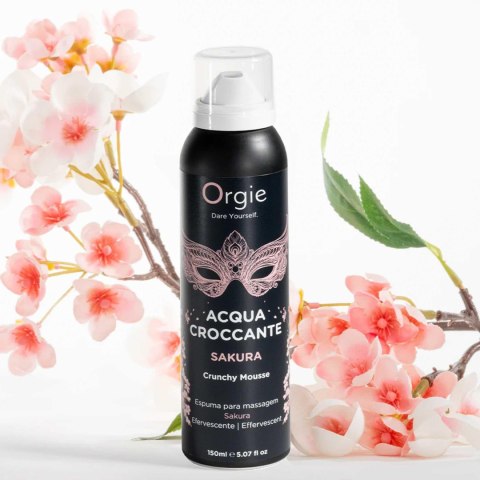 Acqua Croccante Chrupiąca Musująca Pianka do Masażu Sakura 150 ml