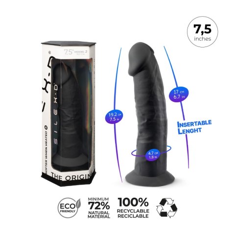 Dildo S.D Model 2 (19 cm) BLACK BOX