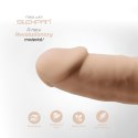 Dildo-Twins – Podwójne Dildo Silex D w Cielistym Odcieniu, Rozmiar S