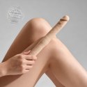 Dildo-Twins – Podwójne Dildo Silex D w Cielistym Odcieniu, Rozmiar S