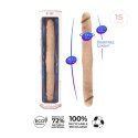 Dildo-Twins – Podwójne Dildo Silex D w Cielistym Odcieniu, Rozmiar S