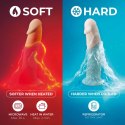 Dildo-Twins – Podwójne Dildo Silex D w Cielistym Odcieniu, Rozmiar S