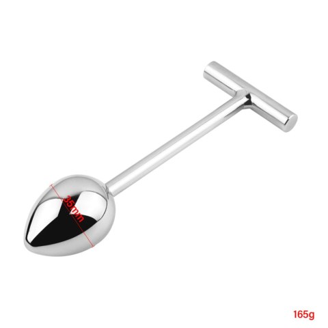 Ekskluzywny zestaw metalowych plugów analnych z wymiennymi końcówkami nr 3