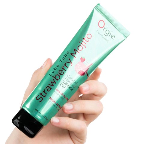 Lubrykant Wodny o Smaku Truskawkowego Mojito Lube Tube Cocktail - 100 ml