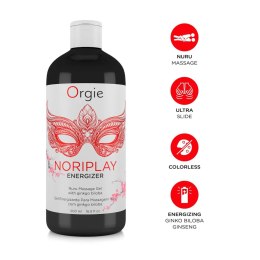 Noriplay Energizer: Energetyzujący Żel do Masażu Nuru 500ml