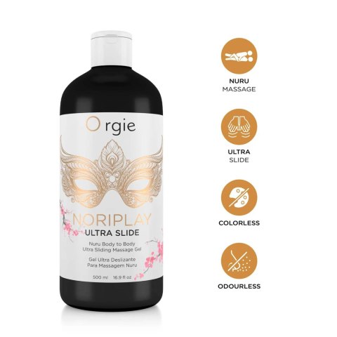 Noriplay Ultra Slide – Zmysłowy Żel do Masażu Nuru, 500 ml