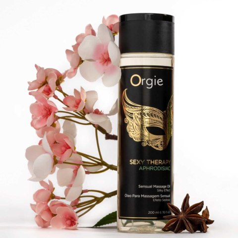 Orgie - Sexy Therapy Zmysłowy Olejek do Masażu Afrodyzjak Owocowo-Kwiatowy 200 ml
