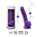 Realistyczne Dildo Silex Fioletowe 17,5 cm