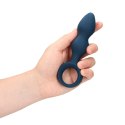 Elegancki plug analny Łezka – rozmiar M – Bałtycki Błękit