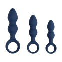 Elegancki plug analny Łezka – rozmiar M – Bałtycki Błękit
