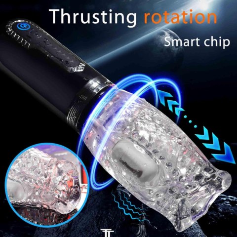 Thrusting Rotation 360 Pro: Masturbator z Dynamicznym Ruchem Obrotowym