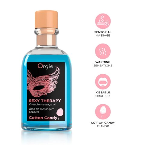 Zestaw do Masażu Ust „Wata Cukrowa” - 100 ml