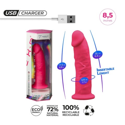 Zmysłowy Wibrator w Kolorze Różu z 10 Trybami Stymulacji – 17 cm