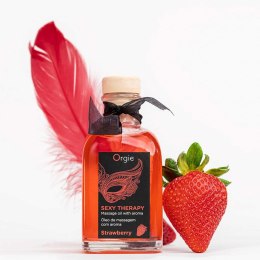 Zmysłowy Zestaw do Masażu Ust – Truskawkowa Namiętność, 100 ml