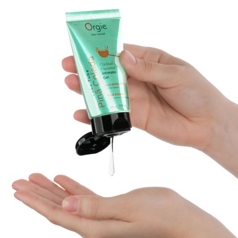 Zmysłowy żel intymny Lube Tube Cocktail o smaku Pina Colada - 50 ml