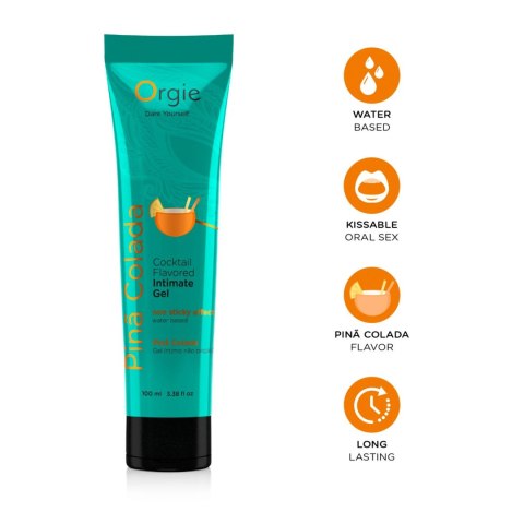 Zmysłowy żel intymny Lube Tube o smaku koktajlu Pina Colada, 100 ml