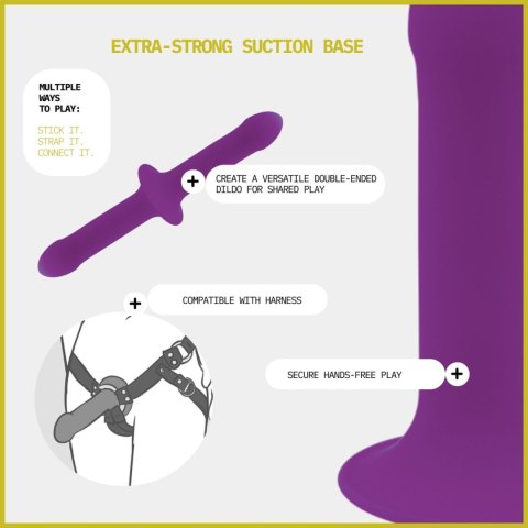Fioletowe Dildo Hitsens 6 (13,5 cm)