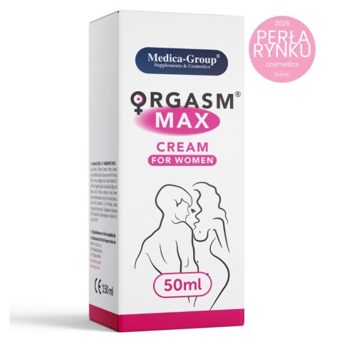 Orgasm Max Cream dla Kobiet – Intensyfikator Doznań 50 ml