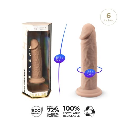 Realistyczne Dildo Real Skin Model 2 (15 cm)