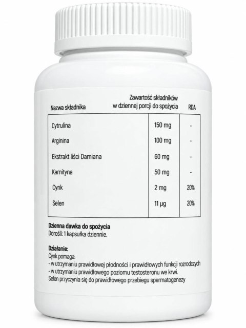Suplement Diety SX Erect – 60 tabletek