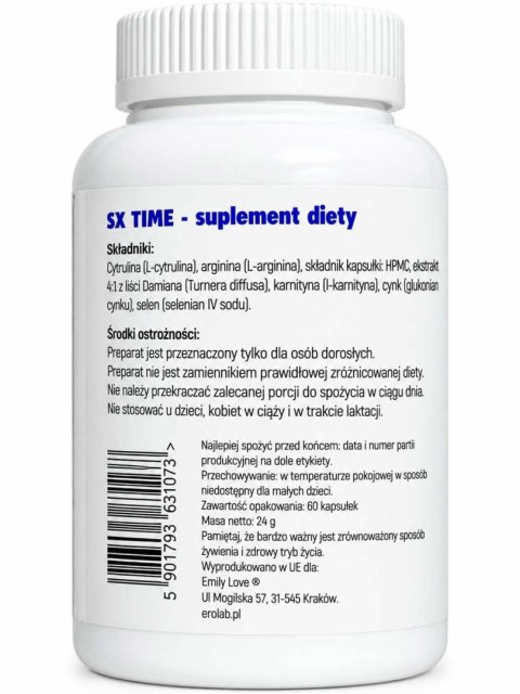 Suplement Diety SX Time – 60 tabletek