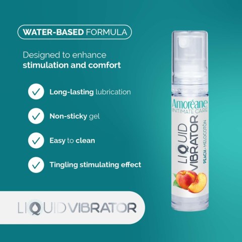 Wibrujący lubrykant o smaku brzoskwiniowym 10 ml