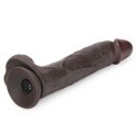 10" Vibrating Sliding Skin Pro II Silicone Dong (Black) LoveToy - Boys of Toys Sp. z o.o. (dystrybutor)