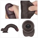 10" Vibrating Sliding Skin Pro II Silicone Dong (Black) LoveToy - Boys of Toys Sp. z o.o. (dystrybutor)