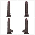 7.5'' Sliding Skin Pro II Dual Layer Silicone Dong (Black) LoveToy - Boys of Toys Sp. z o.o. (dystrybutor)