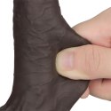 7'' Sliding Skin Pro II Dual Layer Silicone Dong (Black) LoveToy - Boys of Toys Sp. z o.o. (dystrybutor)