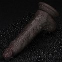 7'' Sliding Skin Pro II Dual Layer Silicone Dong (Black) LoveToy - Boys of Toys Sp. z o.o. (dystrybutor)