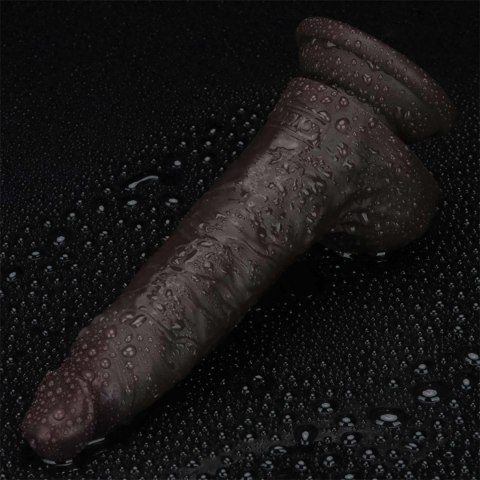 7'' Sliding Skin Pro II Dual Layer Silicone Dong (Black) LoveToy - Boys of Toys Sp. z o.o. (dystrybutor)