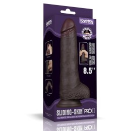 8.5'' Sliding Skin Pro II Dual Layer Silicone Dong (Black) LoveToy - Boys of Toys Sp. z o.o. (dystrybutor)