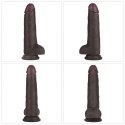 8.5'' Sliding Skin Pro II Dual Layer Silicone Dong (Black) LoveToy - Boys of Toys Sp. z o.o. (dystrybutor)