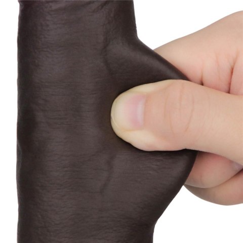 8.5"8.5" Vibrating Sliding Skin Pro II Silicone Dong (Black) LoveToy - Boys of Toys Sp. z o.o. (dystrybutor)