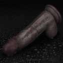 8'' Sliding Skin Pro II Dual Layer Silicone Dong (Black) LoveToy - Boys of Toys Sp. z o.o. (dystrybutor)