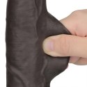 9'' Sliding Skin Pro II Dual Layer Silicone Dong (Black) LoveToy - Boys of Toys Sp. z o.o. (dystrybutor)