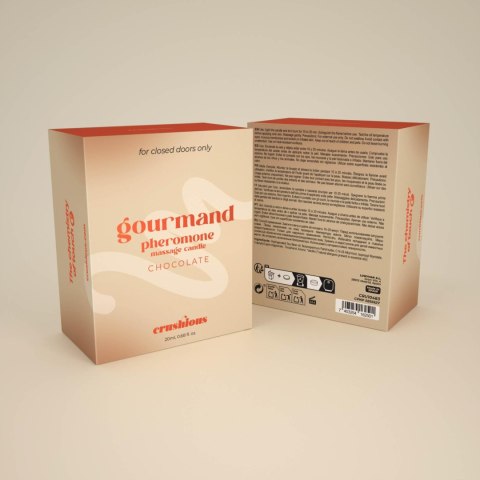 CRUSHIOUS GOURMAND MASSAGE CANDLE WITH PHEROMONES AND CHOCOLATE SCENT 20ML Crushious - Lunyvan S.L.