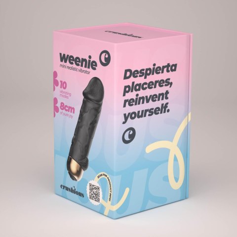 CRUSHIOUS WEENIE MINI BULLET VIBRATOR BLACK Crushious - Lunyvan S.L.