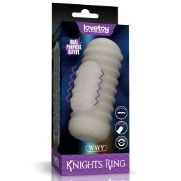 Knights Ring Vibrating Dual Purpose Sleeve-Wavy LoveToy - Boys of Toys Sp. z o.o. (dystrybutor)