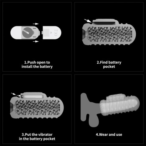 Knights Ring Vibrating Dual Purpose Sleeve-Wavy LoveToy - Boys of Toys Sp. z o.o. (dystrybutor)