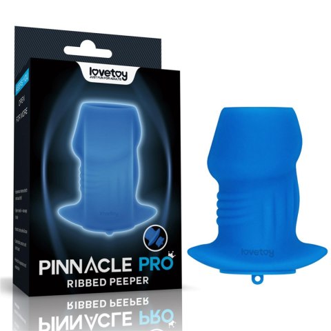 Ribbed Peeper Silicone Anal Plug LoveToy - Boys of Toys Sp. z o.o. (dystrybutor)