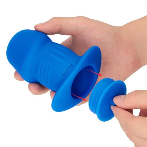 Ribbed Peeper Silicone Anal Plug LoveToy - Boys of Toys Sp. z o.o. (dystrybutor)