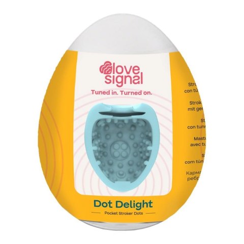 LOVE SIGNAL DOT DELIGHT POCKET STROKER TONGA