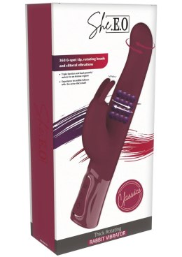 Rotating & Vibrating Thick Rabbit Vibrator SCALA