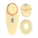 Aurie - AirTap Vibrator with Two Head Attachments - Yellow SHOTS
