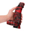 Dark Lycan Spawn - Silicone Dildo - Red/Black SHOTS